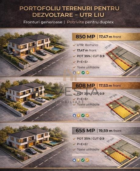Teren Construcții intravilan de 608 mp, în Europa