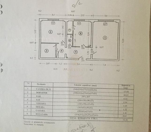 Apartament cu 2 camere decomandat, mobilat în Gorjului