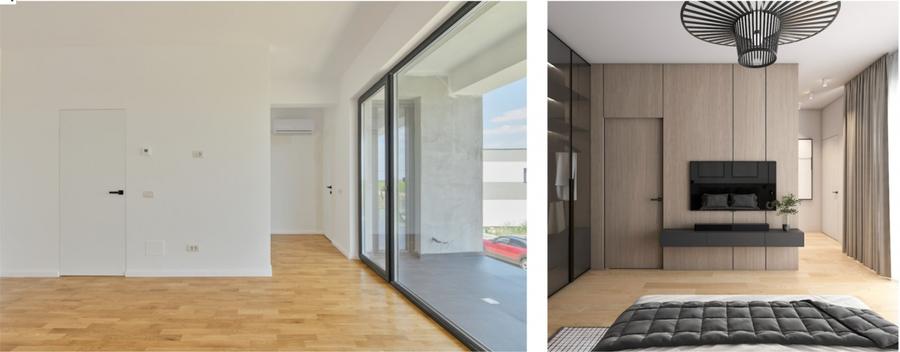Casă individuală cu 5 camere cu Teren 350 Mp în Tunari