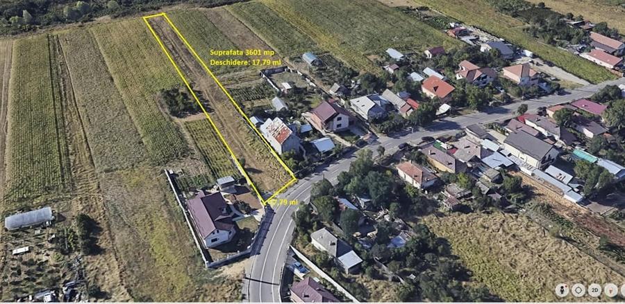 Teren de 3601 mp, în Central