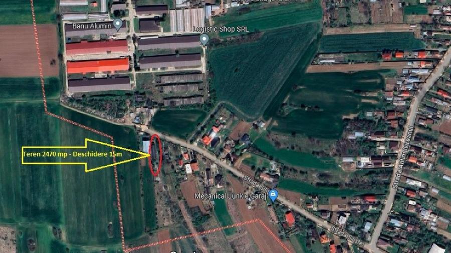 Teren Construcții intravilan de 2470 mp, în Gruiu