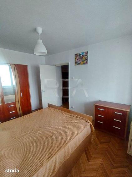 Apartament cu 3 camere semidecomandat, mobilat în Iancului