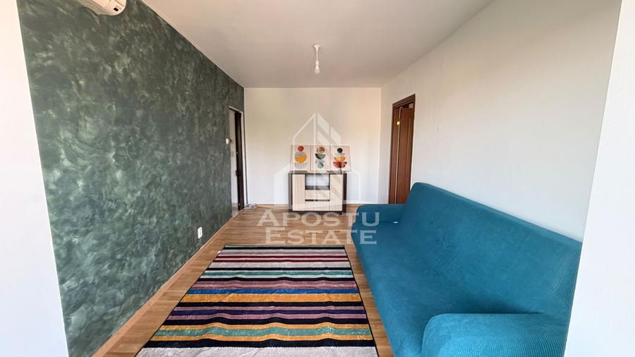 Apartament cu 2 camere nedecomandat, mobilat în Girocului