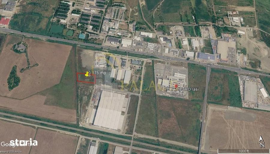 Teren de 3175 mp, în Miroslava
