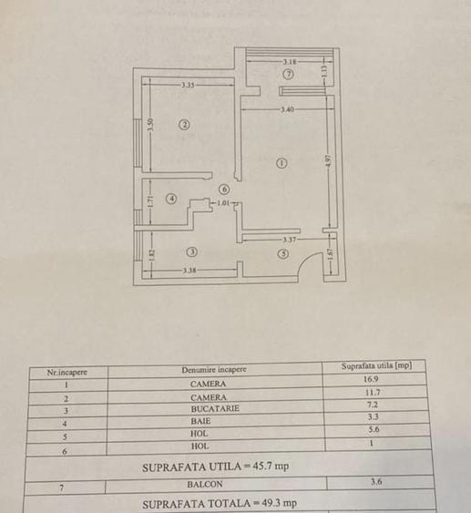 Apartament 2 camere zona Tomis III - 8