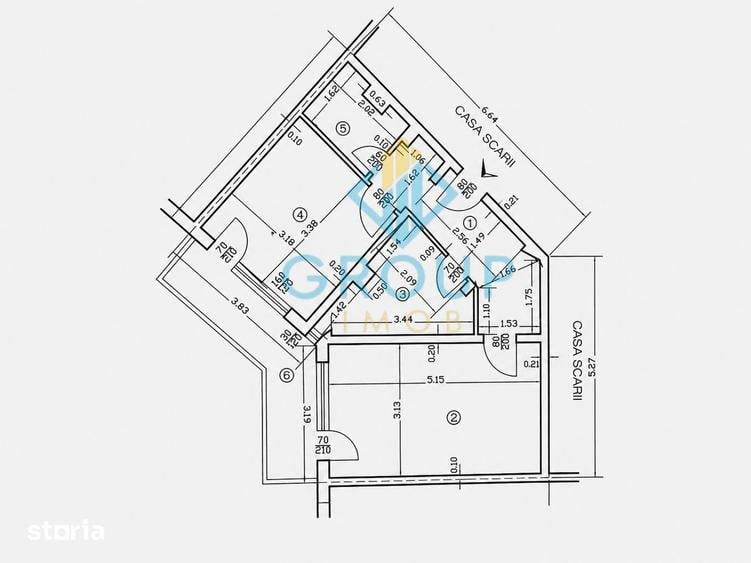 Apartament cu 2 camere decomandat în Șerbănești