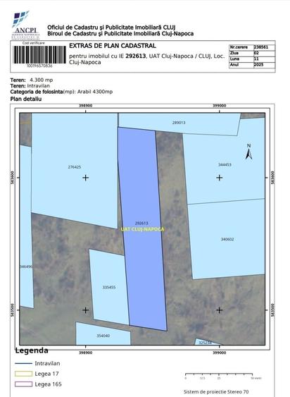 Teren intravilan 4.300 mp - Cluj-Napoca - Zona Sopor - 2