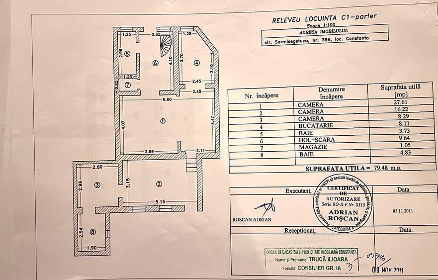 Casă cu 6 camere cu Canalizare în ICIL