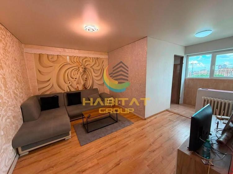 Apartament cu 2 camere semidecomandat, mobilat în Apărătorii Patriei