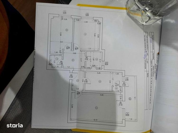 Apartament cu 3 camere în Central