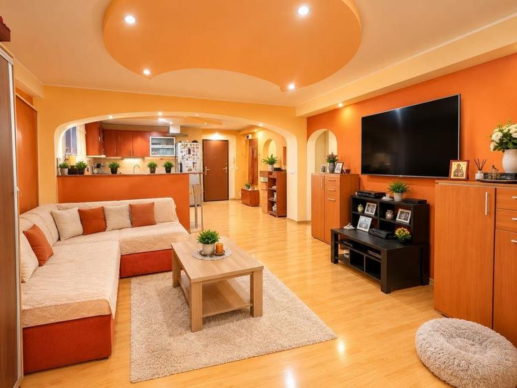 Apartament cu 3 camere semidecomandat, mobilat în Vitan Mall