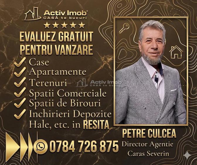 Teren de 2239 mp, în Cuptoare (Reșița)