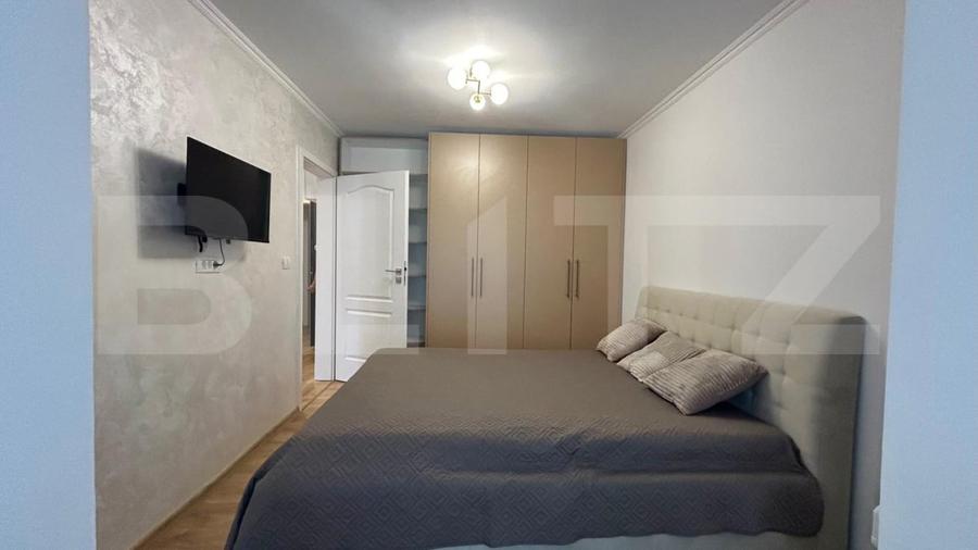 Apartament cu 3 camere decomandat, mobilat în Nufărul