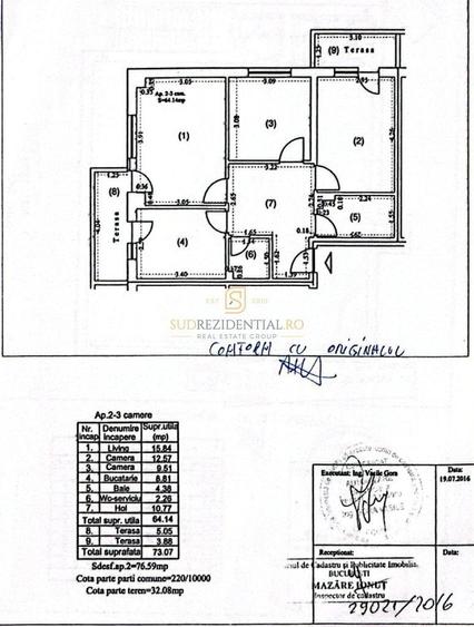 Apartament 3 camere decomandat. mobilat si utilat, Sector 5 - 9