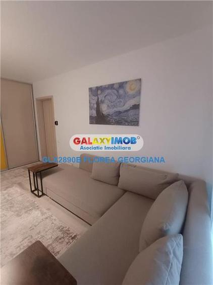 Apartament cu 2 camere semidecomandat, mobilat în Băneasa