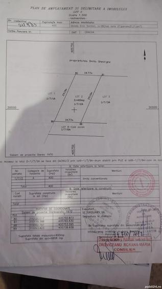 Teren de 400 mp, în Central
