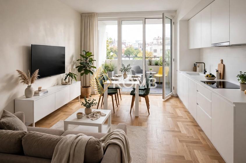 Apartament cu 3 camere semidecomandat în Florești