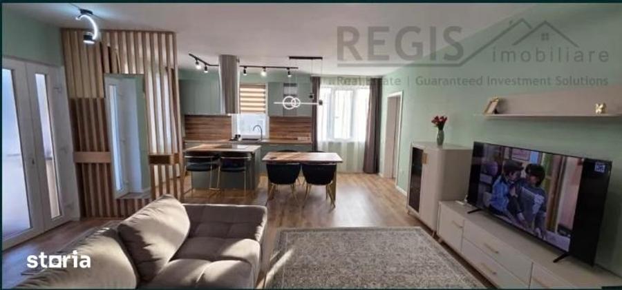 Apartament cu 3 camere, mobilat în Central
