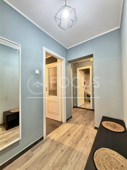 Apartament cu 2 camere decomandat, mobilat în Tei
