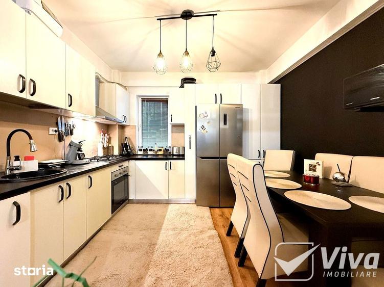 Apartament cu 3 camere semidecomandat, mobilat în Podu Roș