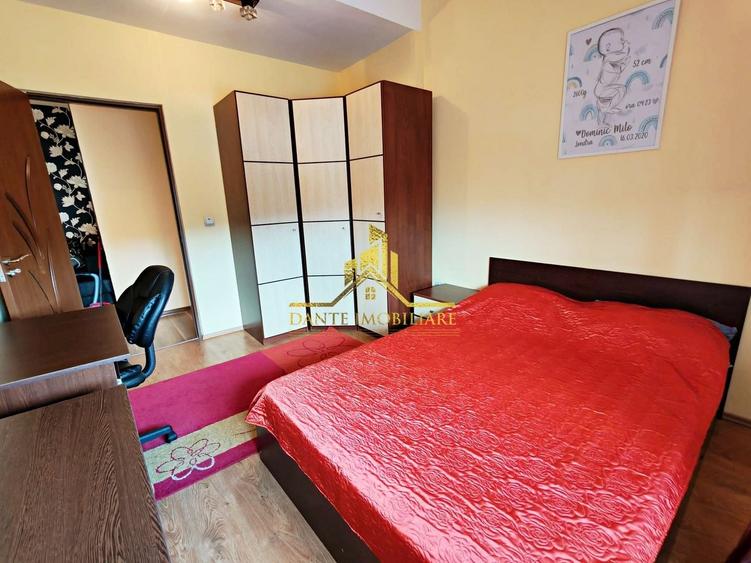 Apartament cu 3 camere semidecomandat, mobilat în Iris