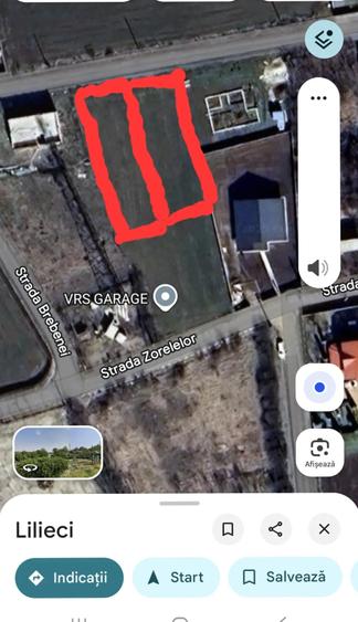 Teren de 700 mp, în Exterior Vest