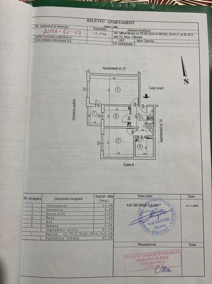 Apartament cu 2 camere decomandat în Central