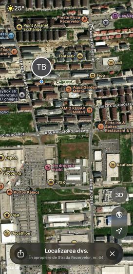 Apartament cu 2 camere în Chiajna