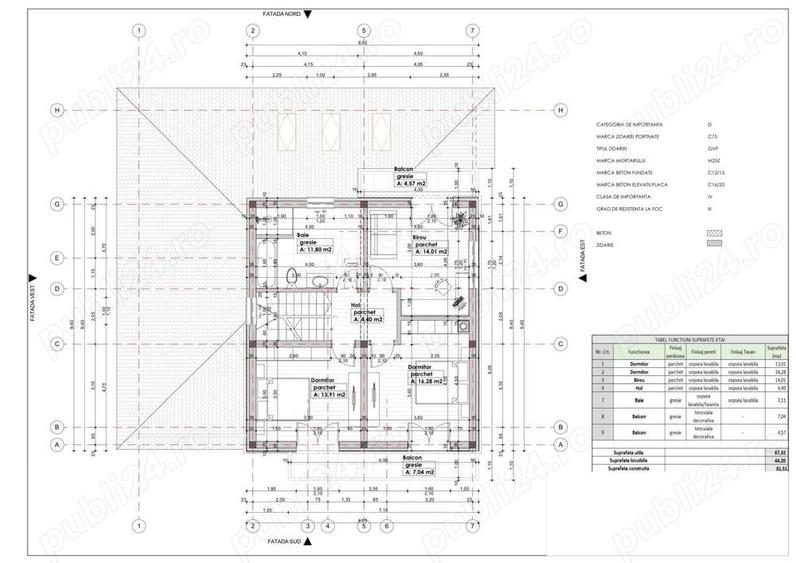 Oras Baia Sprie (zona spre Unguras) casa noua pe parter, semifinisata, s.u. = 200 mp, teren 860 mp