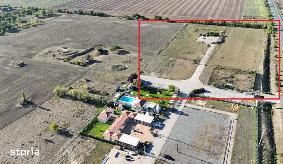 Teren de 16129 mp, în Vest