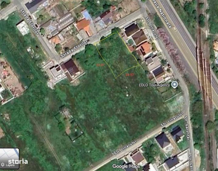 Teren de 1238 mp, în Central