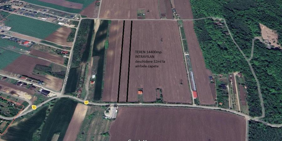 Aroneanu TEREN 14400mp intravilan cu utilitati zona construibila - 2