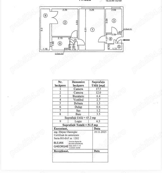 Apartment 2 camere Dristor, strada Complexului - 5