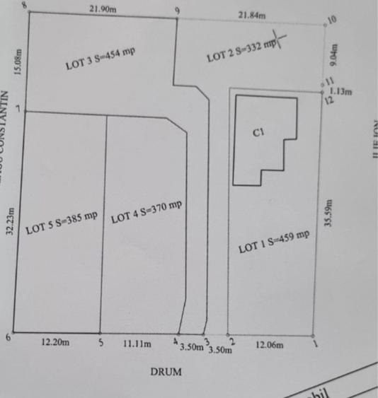 Teren intravilan - Posta Calnau, jud. Buzau - 1
