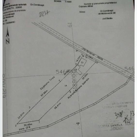 2262mp Teren Intravilan DN12A Comane?ti Deschidere 31m Casa + Anexa - 5