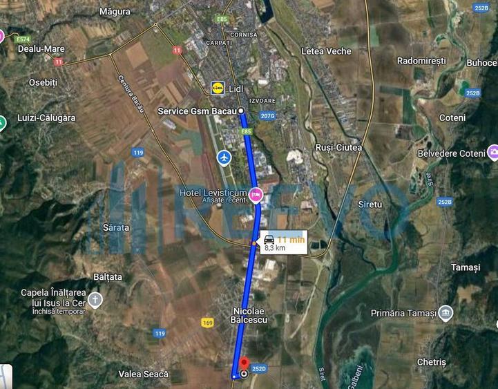 Teren de vanzare, Com. Nicolae Balcescu, Jud. Bacau - 3