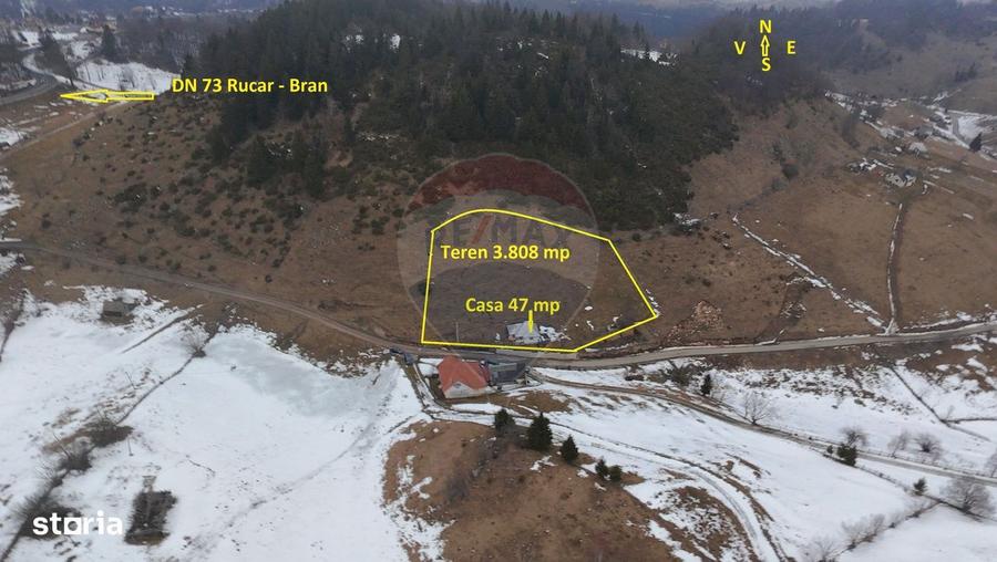 Casa + Teren Intravilan Fundata | Vedere Panoramica | Apa, curent - 2