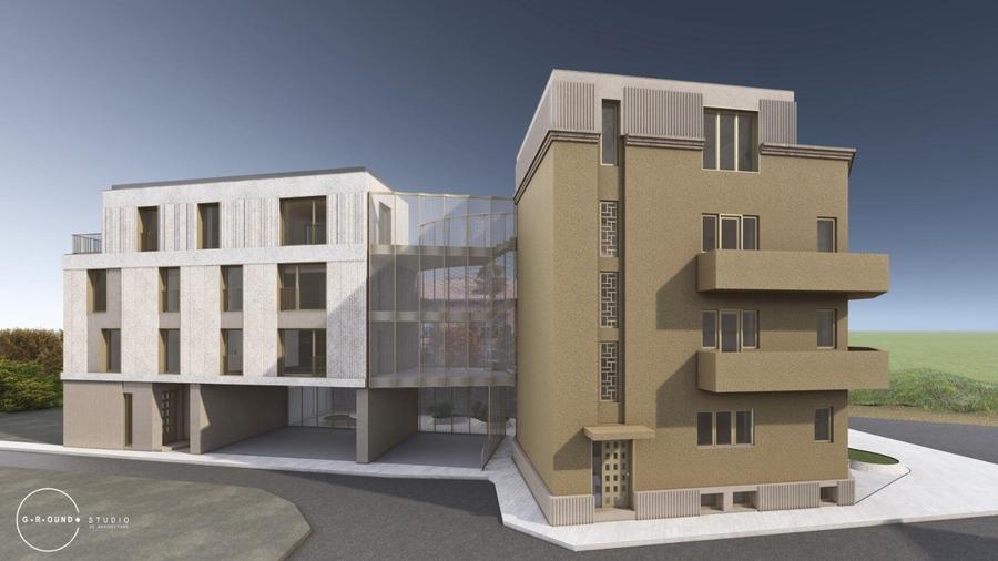 CLADIRE VECHE DE CONSOLIDAT + CONSTRUCTIE CORP NOU CU AUTORIZATIE DE CONSTRUIRE - 2