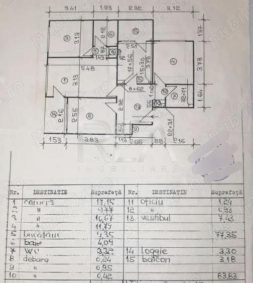 4 camere, 4/8, 84mp, Crangasi-Str. Nicolae Filimon - 1