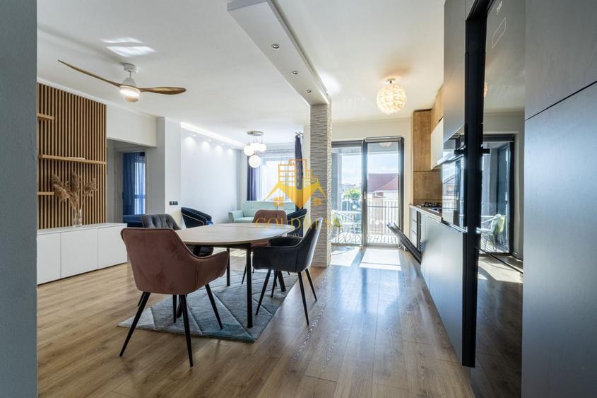 Apartament cu 3 camere semidecomandat, mobilat în Bună Ziua