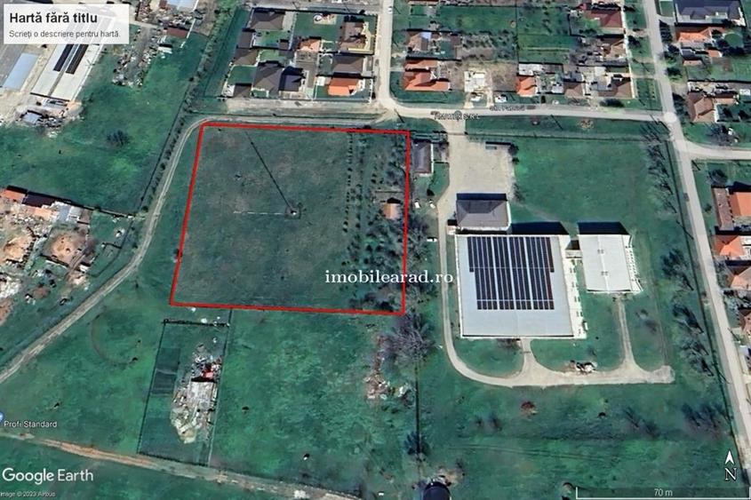 Teren intravilan 10.000mp cu utilitati, imprejmuit, Loc. Sanleani intre case, pr - 4