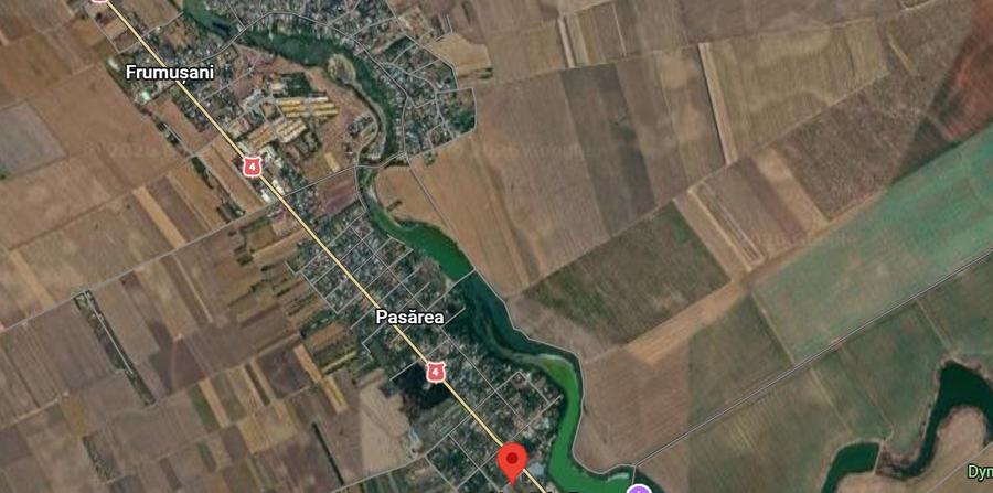 Teren intravilan 4.990 mp – Frumușani, zona Pasărea | Deschidere 22,5 m - 6