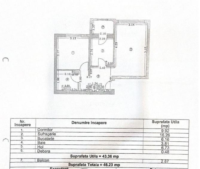 2 camere Anda – Km 4-5 | Etaj 1/4 | Mobilat - Utilat | Comision 0% - 8