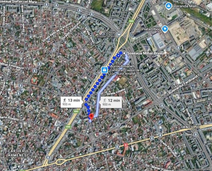 Teren 425 mp zona Calea Mosilor, constructie Parter 60 mp - metrou Obor 12 min - 2