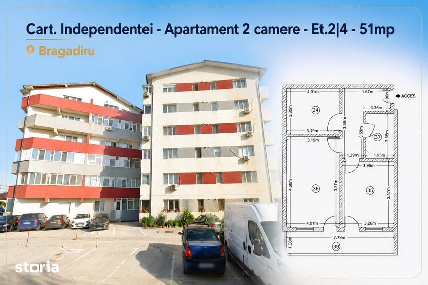 Apartament cu 2 camere în Central