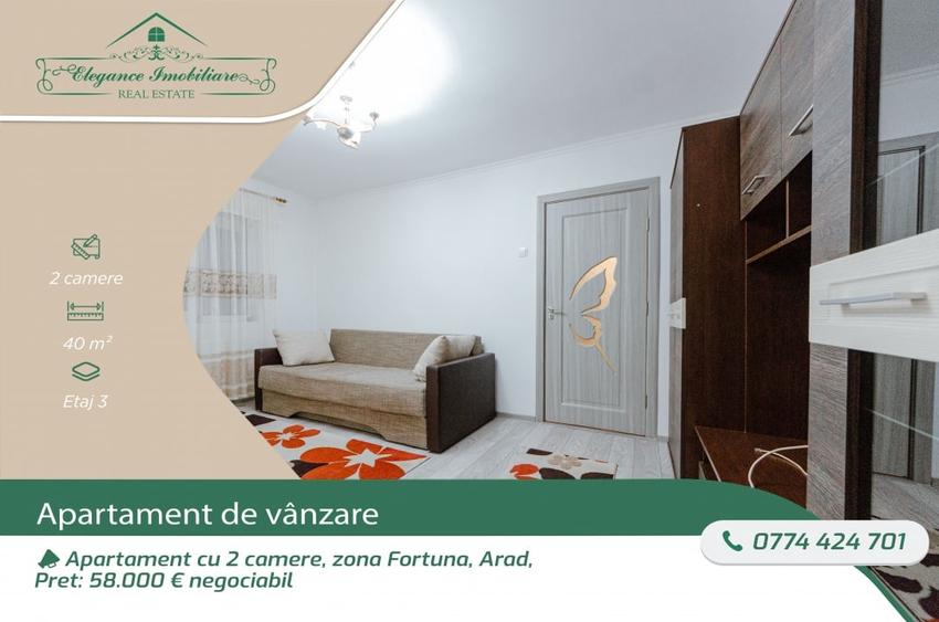 Apartament cu 2 camere, zona Fortuna, Arad - 1
