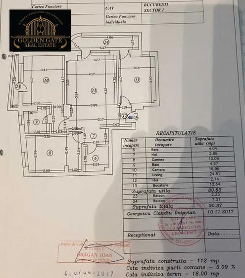 Victoriei Veronica Micle - Spatiu Birouri 3 Camere Decomandat 90mp - 7