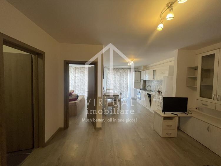 Apartament de inchiriat cu 2 camere, mobilat si utilat, balcon - 3