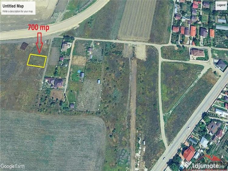 Teren intravilan 700mp in zona de Nord de - 6