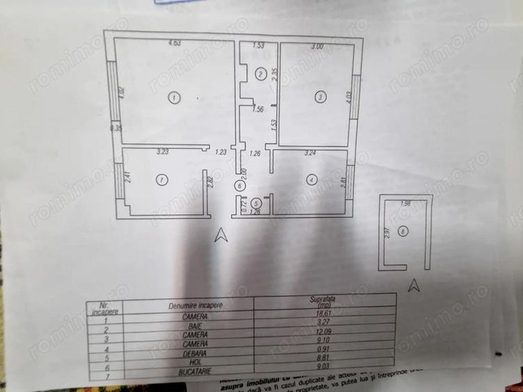 Tomis nord Calinescu-apartament 3 camere decomandat - 1